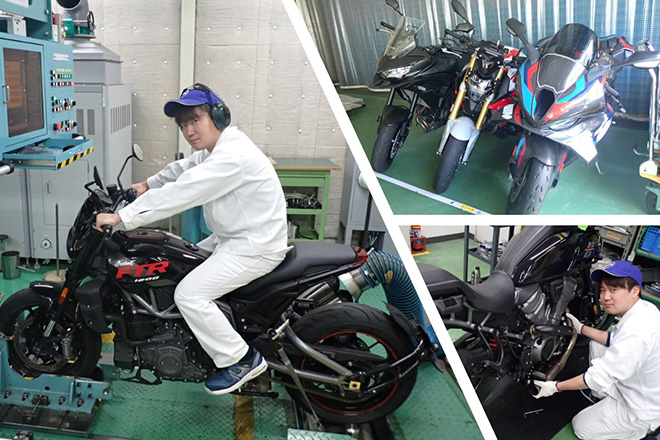 体験:バイク乗車、クラッチ操作体験(1)